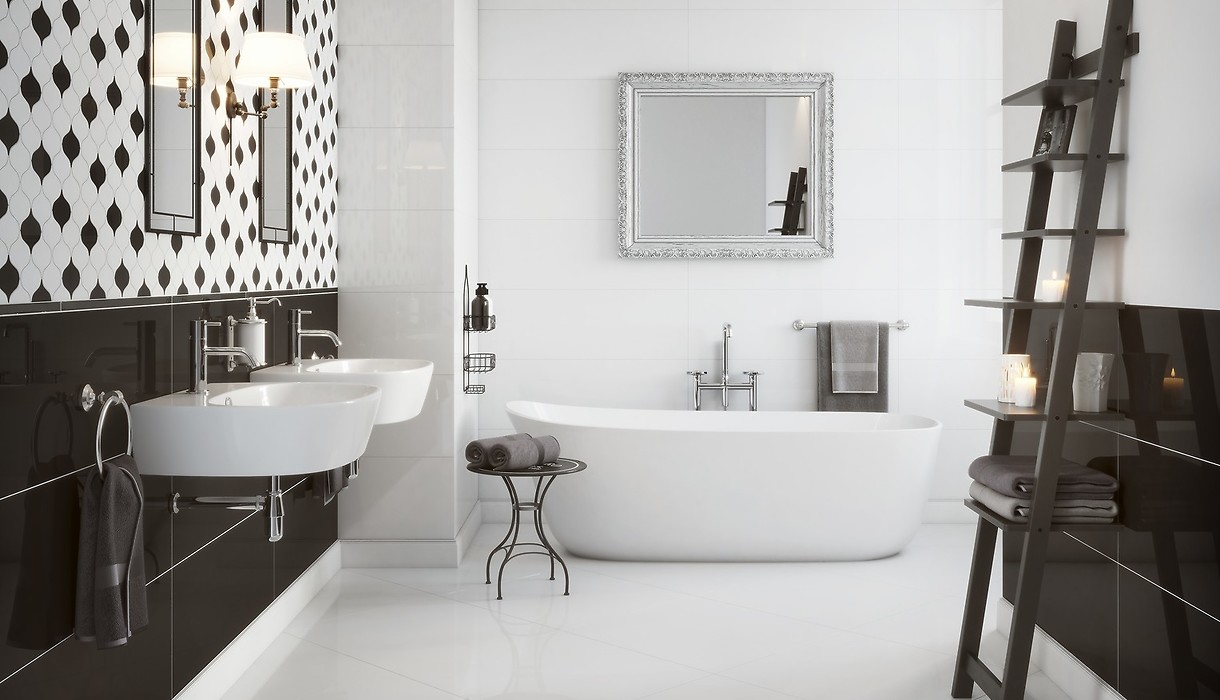 A bathroom in white: design inspirations and ideas