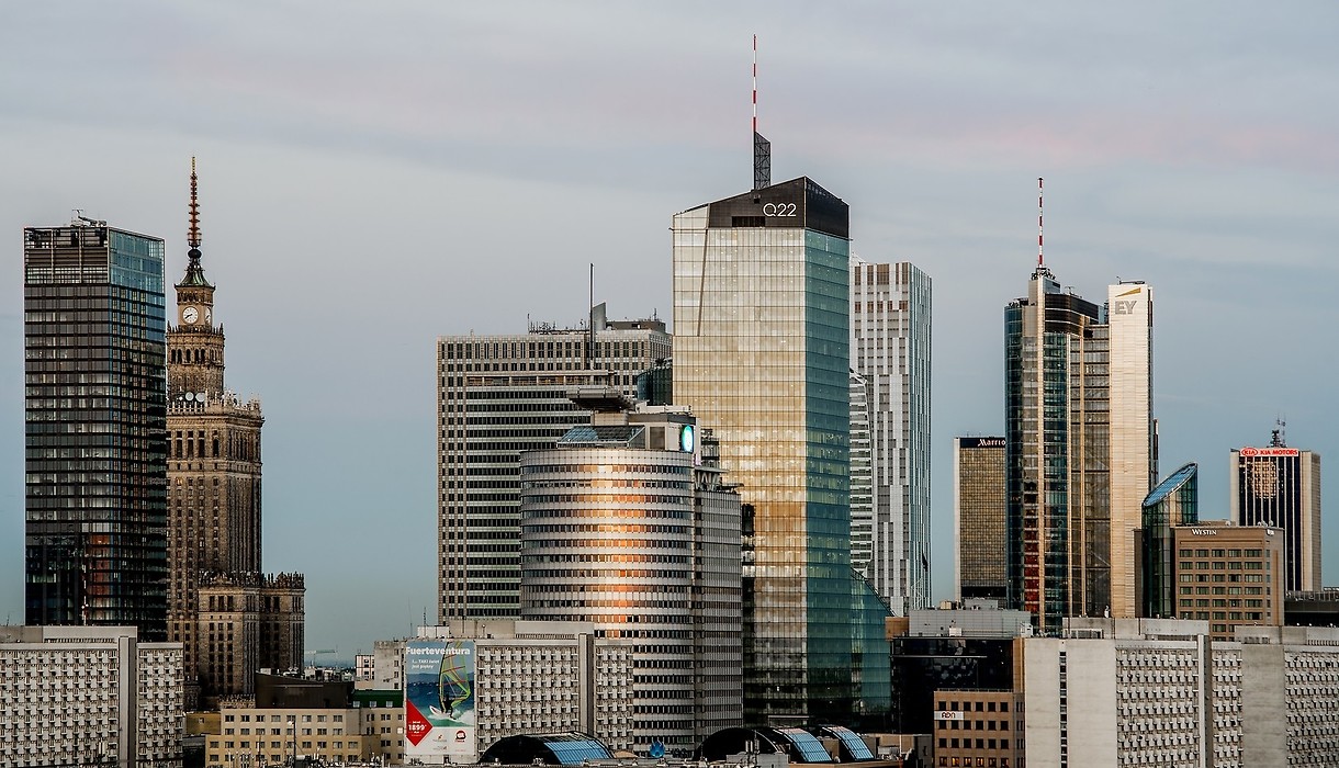 Q22 skyscraper in Warsaw